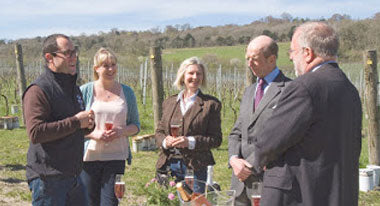 A Royal Visit with a Toast to The Queen!
