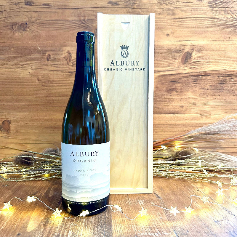 Linda's Pinot with wooden gift box