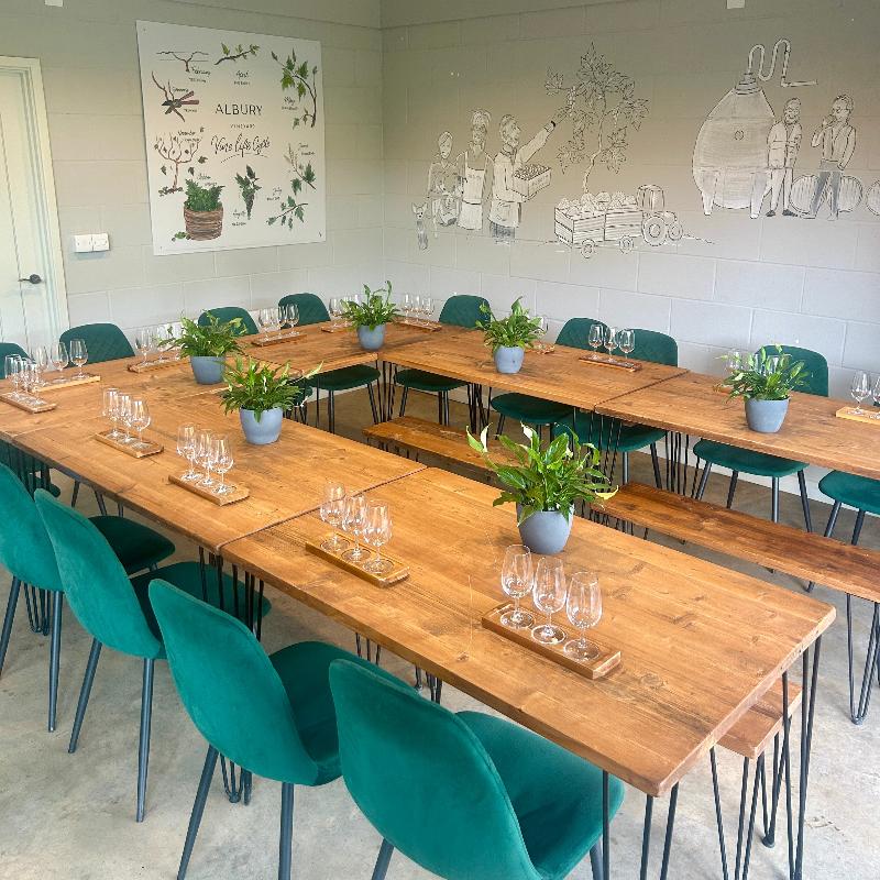 albury vineyard tasting room