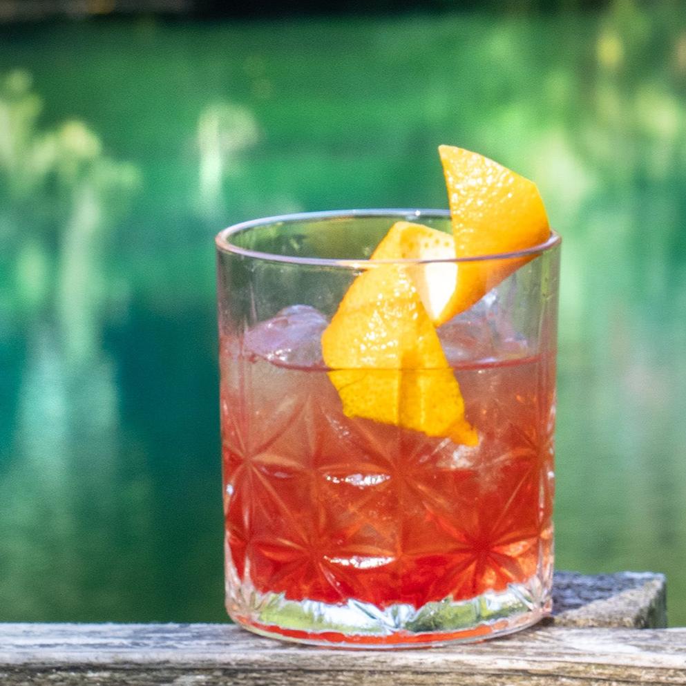 Silent Pool Surrey Hills Negroni